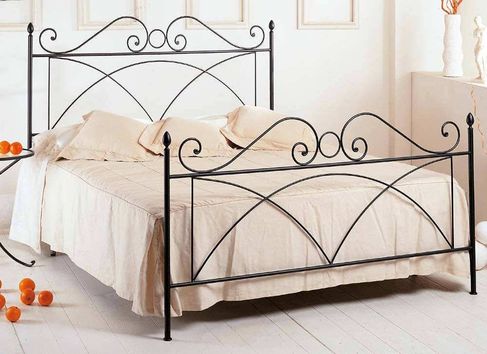 Sabrina wrought iron bed