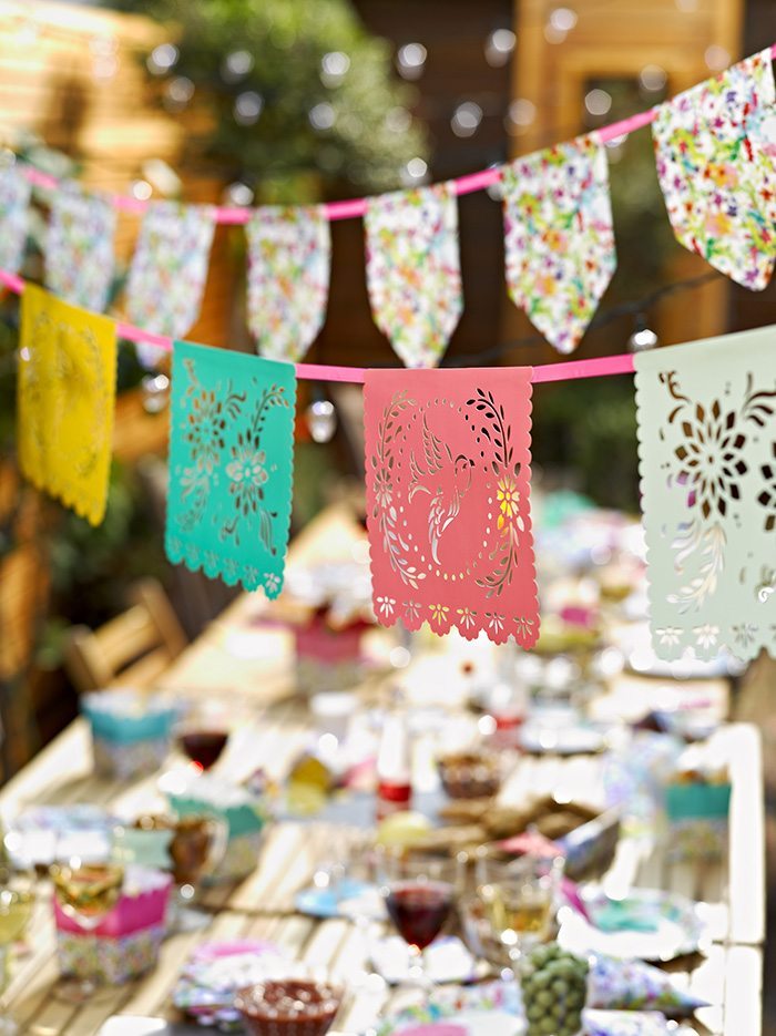 original birthday parties paper garland