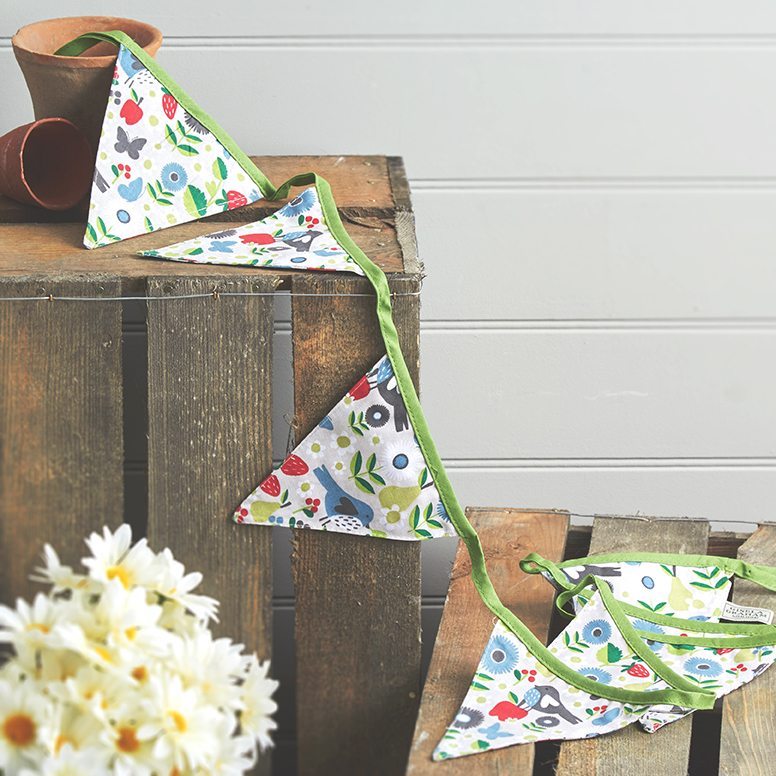 original birthday parties garland pennants fabric