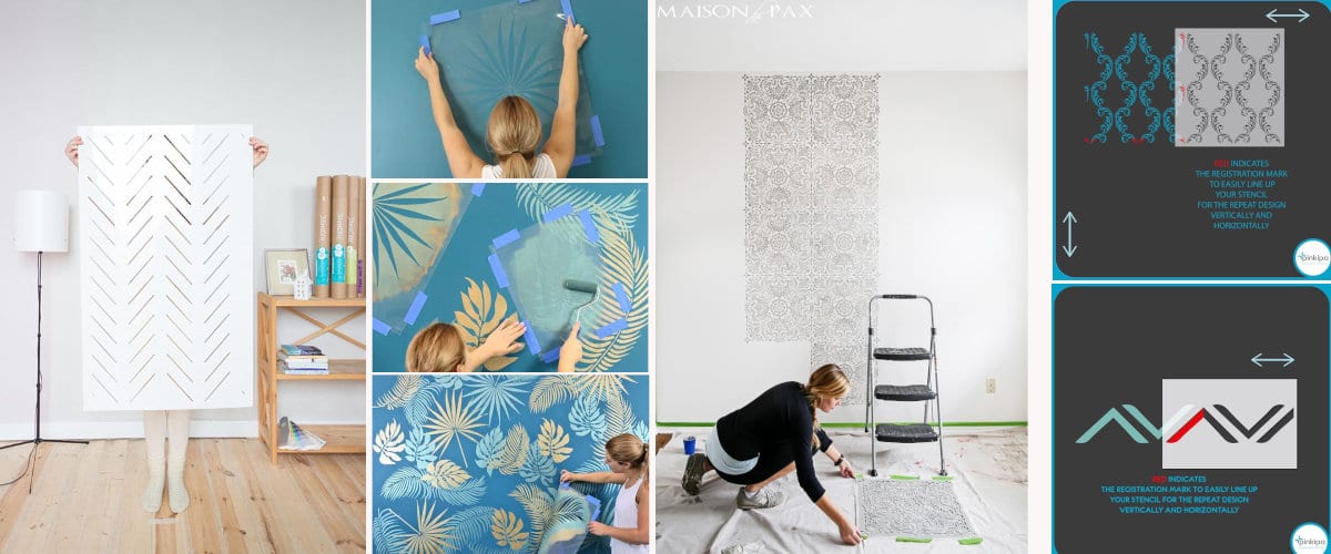 How to use stencils to paint walls