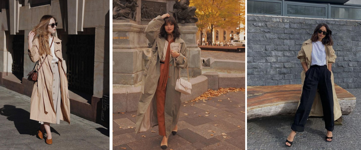 Trench coat styles for spring