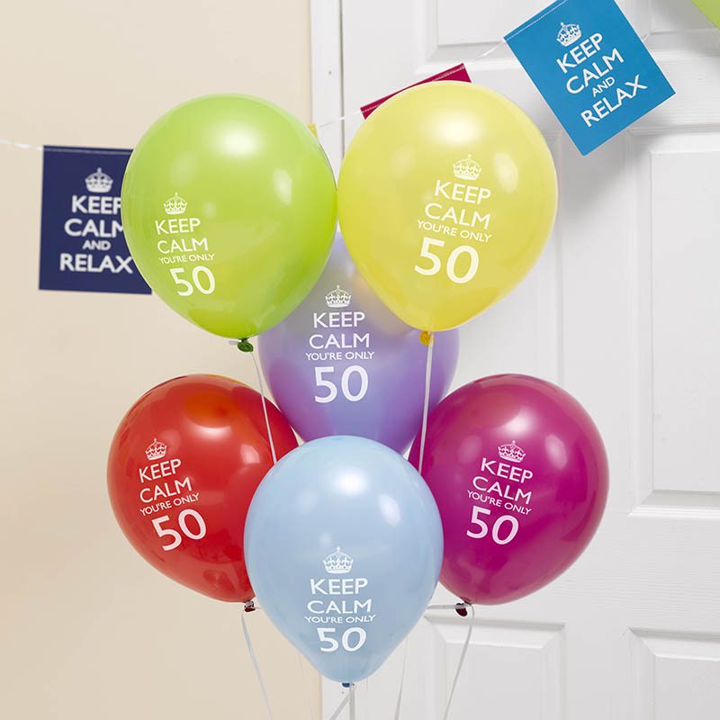 Ideas for decorating 50-year-old balloons