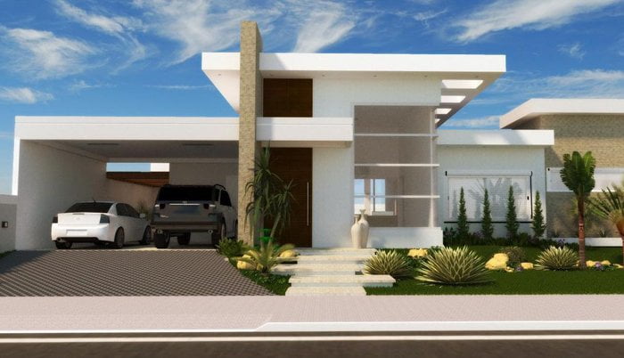 3d house facade design