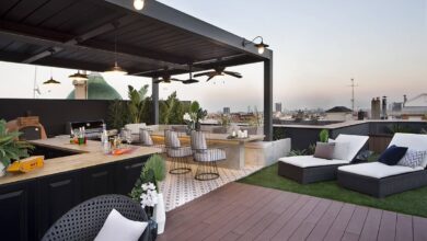 Ideas for setting up a terrace