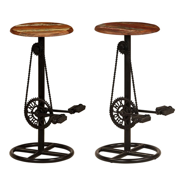 Industrial design kitchen stools