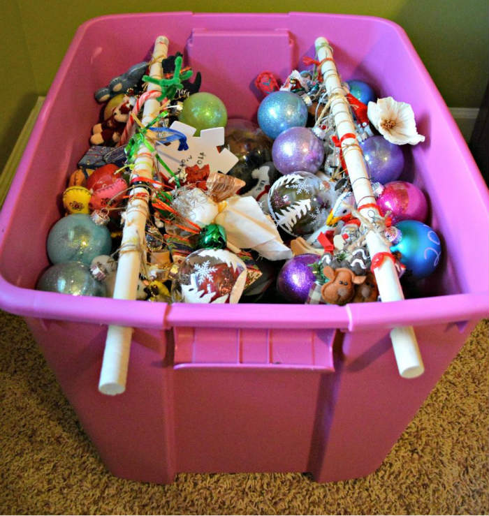 storage of ornaments