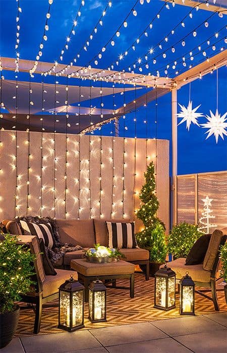 Light up your terrace