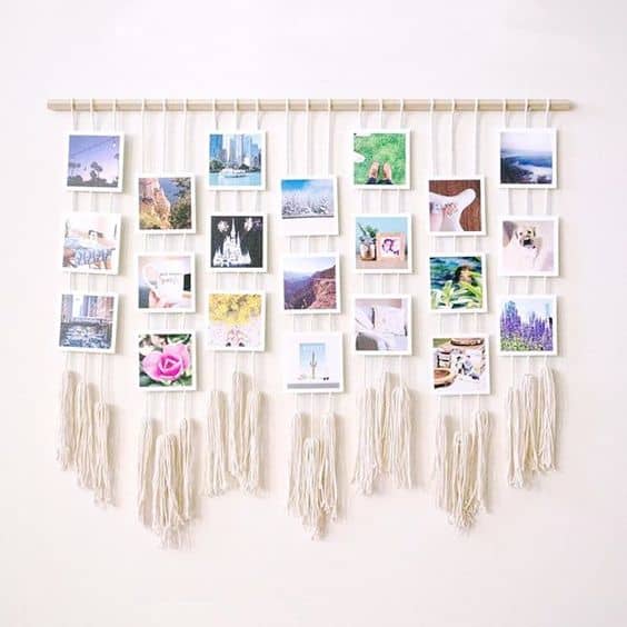 Integrate photos into hanging items