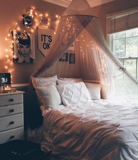 Use a canopy for your bed