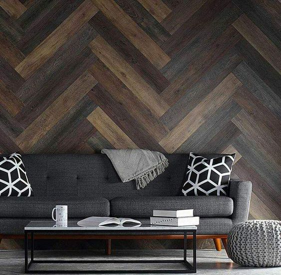 Cover your walls with wood