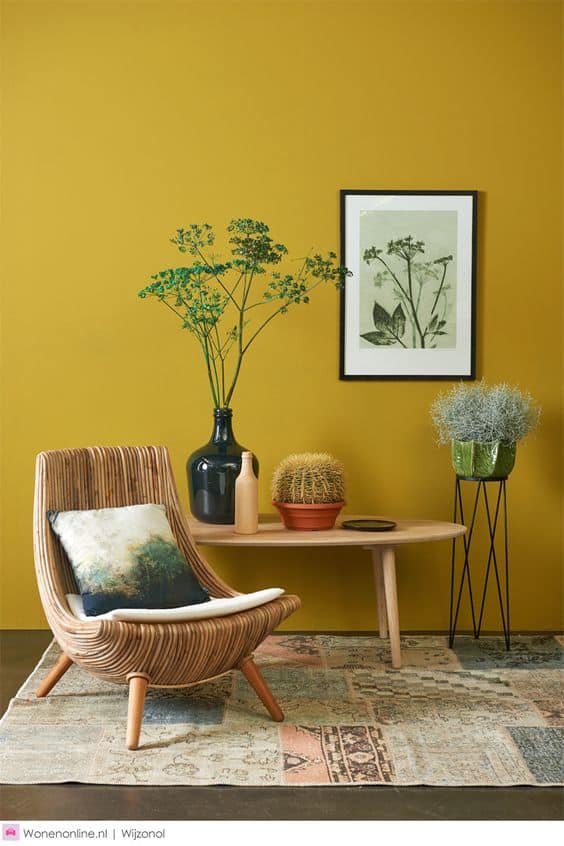 Yellow for joyful spaces