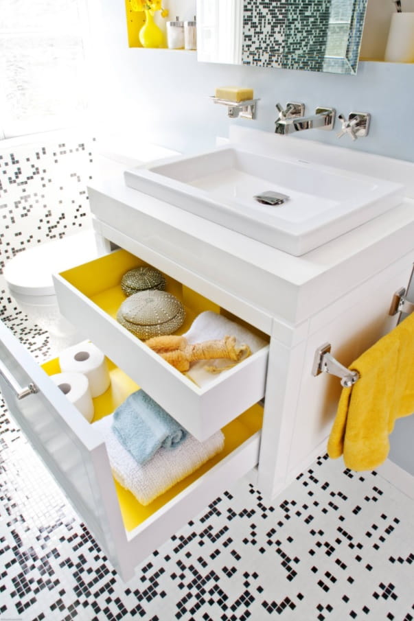 Making the Most of a Small Bathroom. Multifunctional sink for modern compact interiors