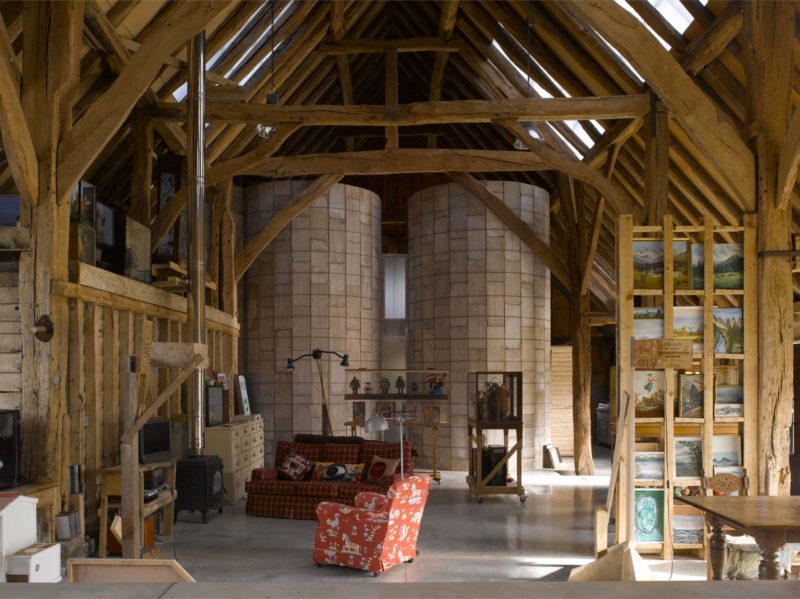 Attic in an old barn in Feering