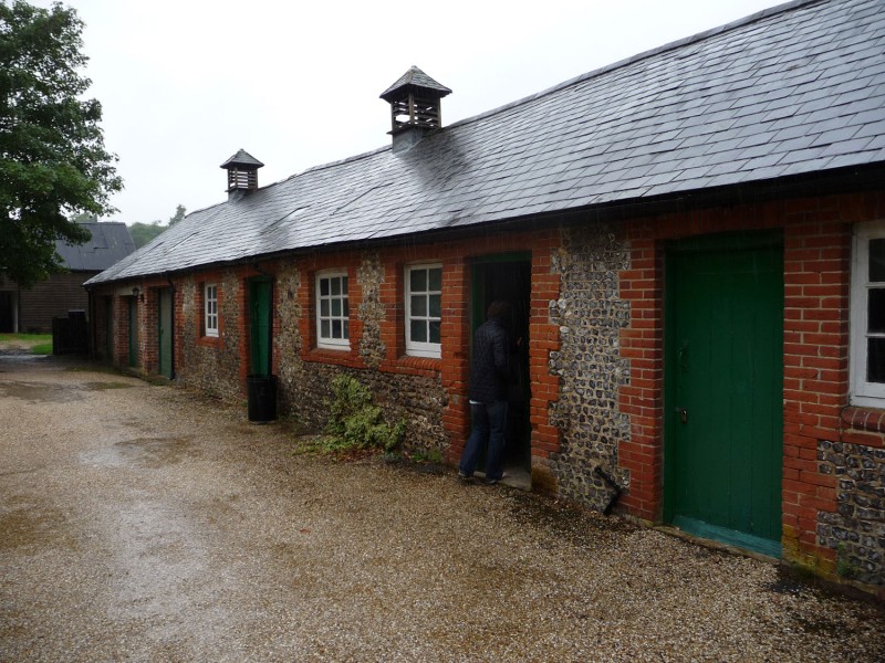 The exterior of the attic before the work