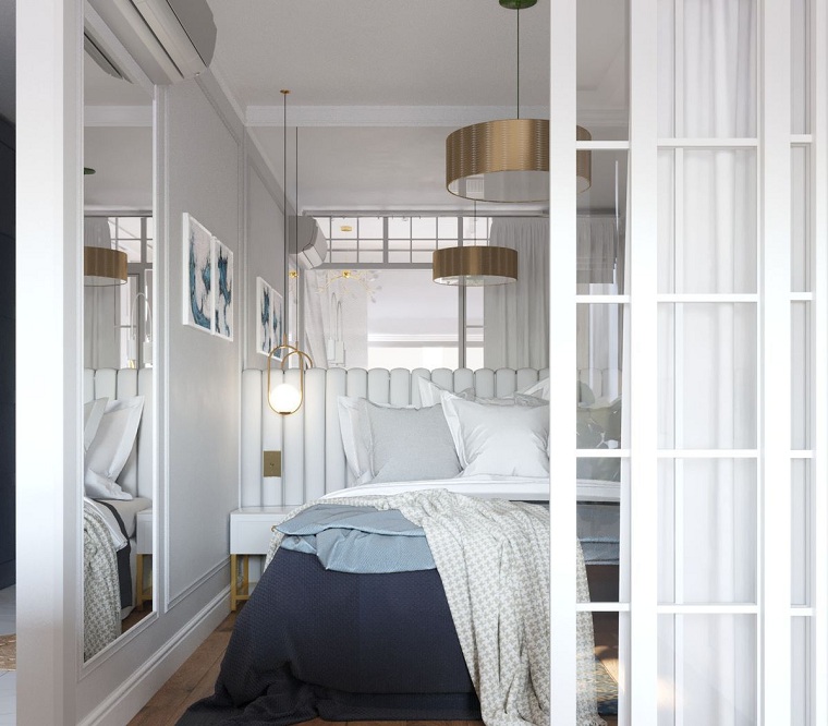 how to decorate small trendy bedroom