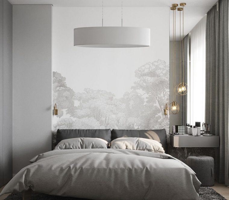 how to decorate small grey bedroom