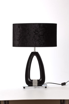 black lampshade model