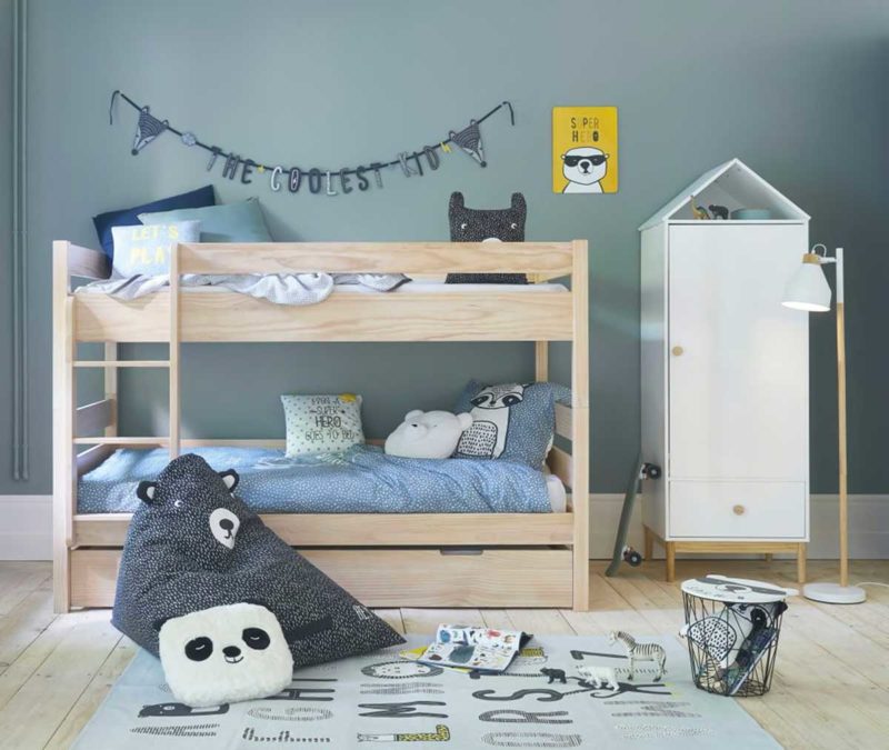 Scandinavian design spirit bunk bed