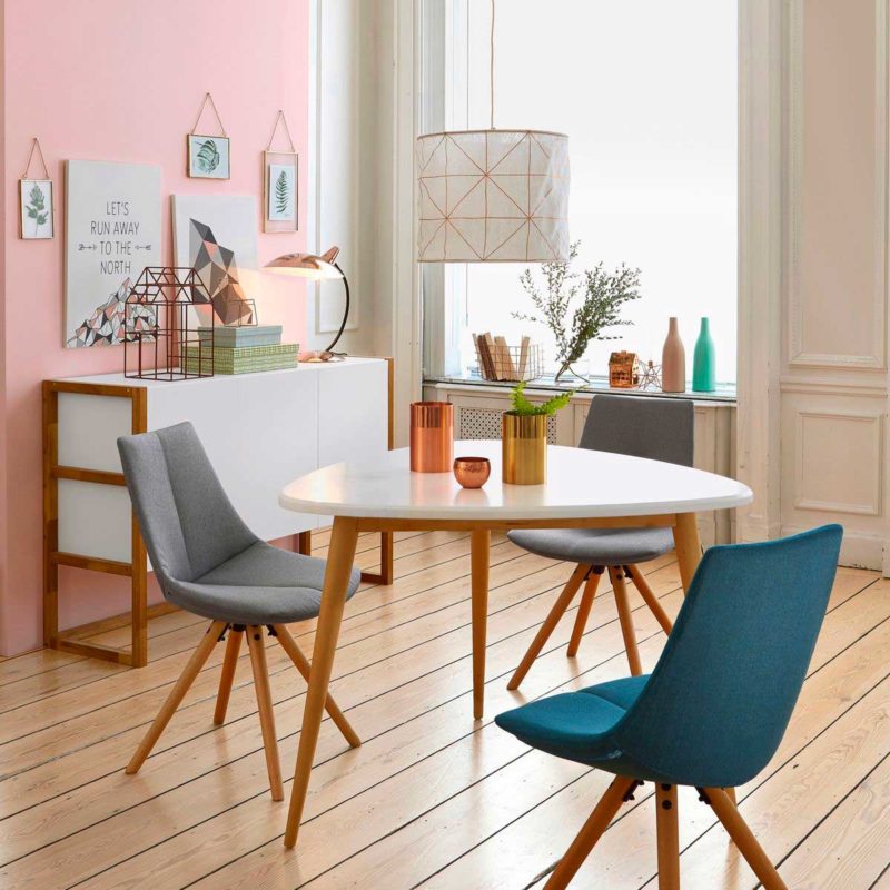 Tripod table for Scandinavian style decor