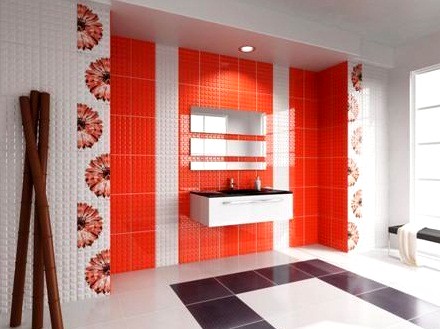 bathroom-red-white-tiles