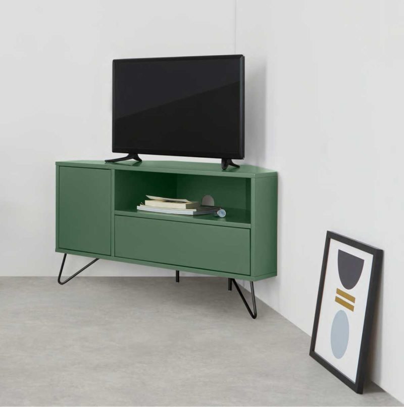 Modern corner TV cabinet