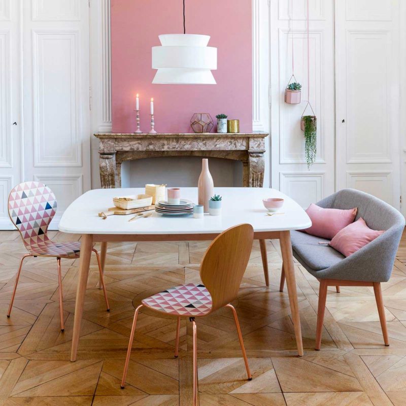 Scandinavian square table