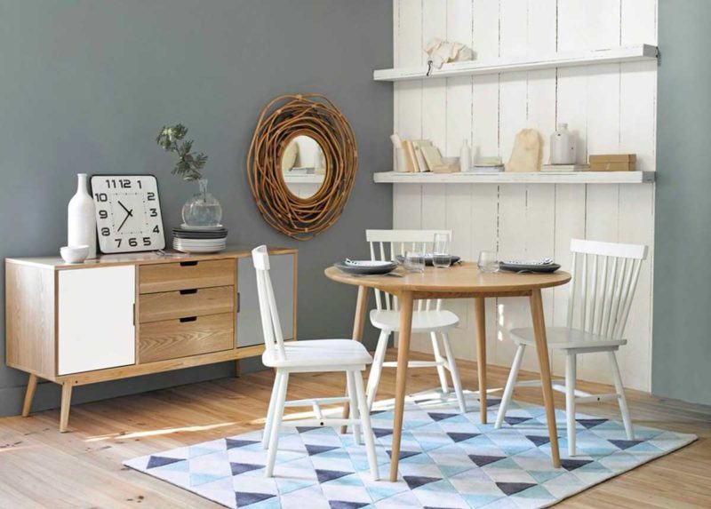 Small round Scandinavian table