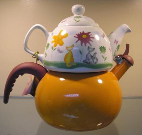 porcelain-teapot-yellow-teapot-model