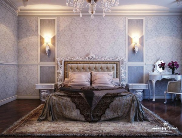 beautiful bedroom decorations 4 600x455 Stylish and romantic bedroom designs