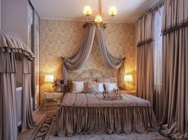 beautiful bedroom decorations 7 600x449 Stylish and romantic bedroom designs