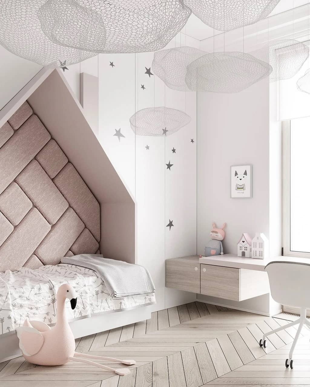 3 Things to Consider When Designing a Kids Room. White and brown sub color scheme for soft room for toddlers