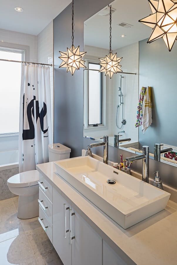 5 Ways to Improve Your Bathroom. A large double sink can fill the space with a new impression