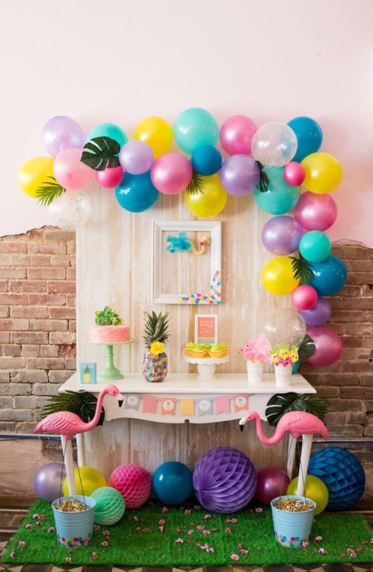 decorated tables for birthdays