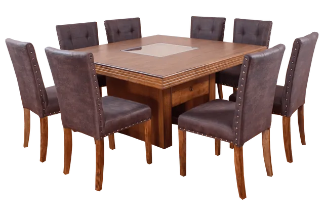 wooden dining table