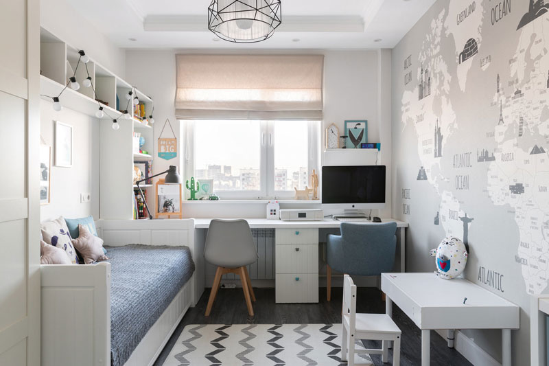 6 Tips for Designing Better Kids Rooms. Scandinavian minimalism that’s fully functional for small rooms