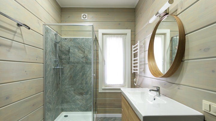 bathroom with shower