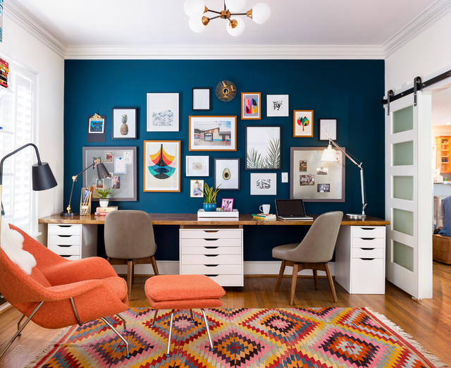 Eclectic office