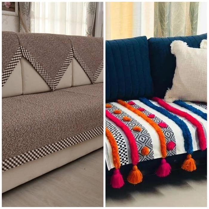 Amazing sofa cover ideas that you can make yourself