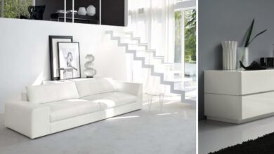 White does not mean boring. White interior design ideas