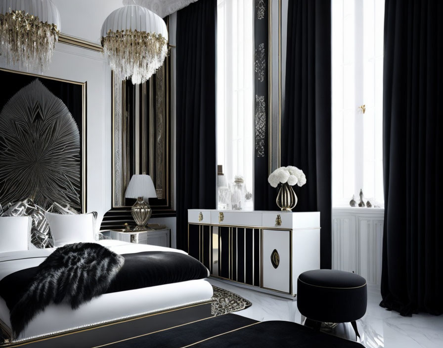 Black and White Decoration: Classic and Stylish Designs