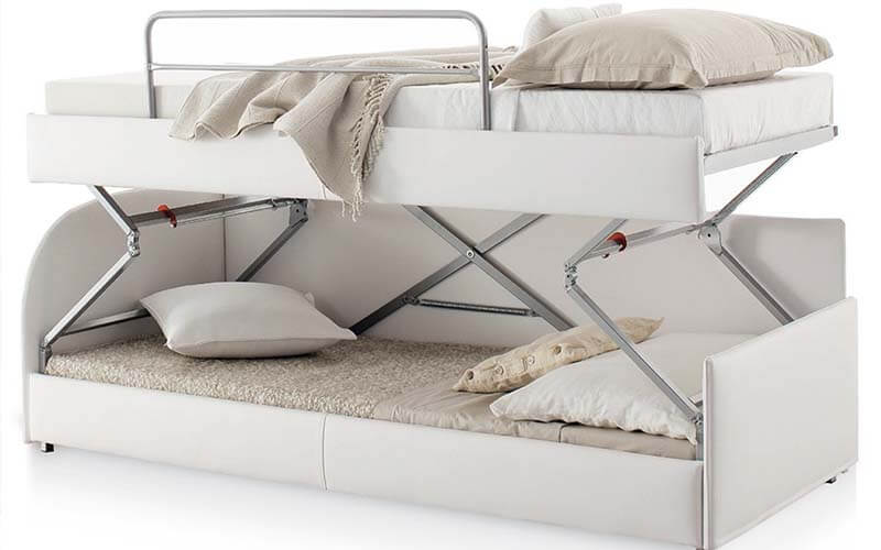 Genius foldable sofa bed