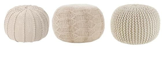 Choose the perfect pouf to decorate your home 