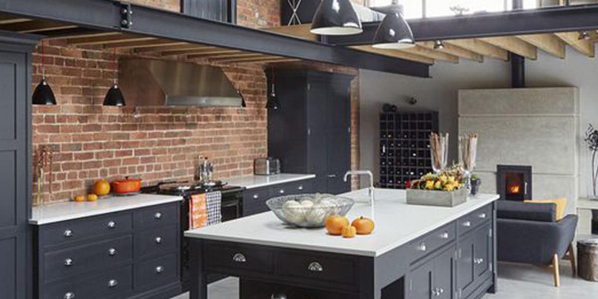 Shades for an industrial kitchen