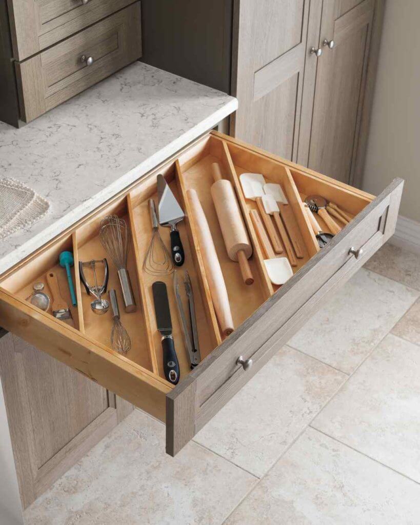 How to organize kitchen drawers