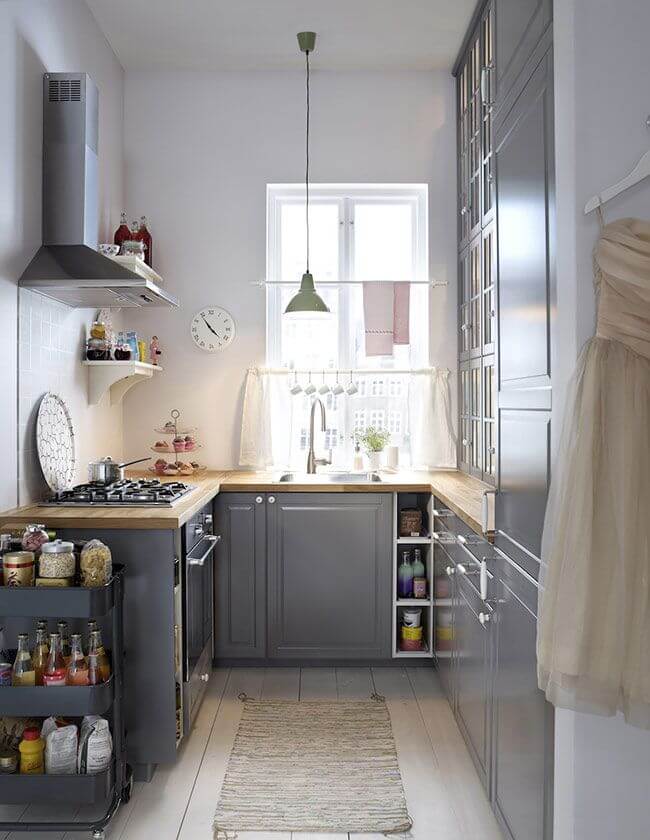 Ideas for organizing a small kitchen