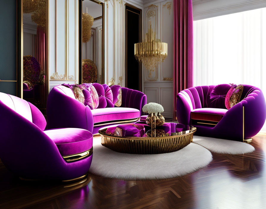 Living Room Stylish and elegant Furniture model