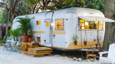 Make a camper van a camper. Ideas for mini houses