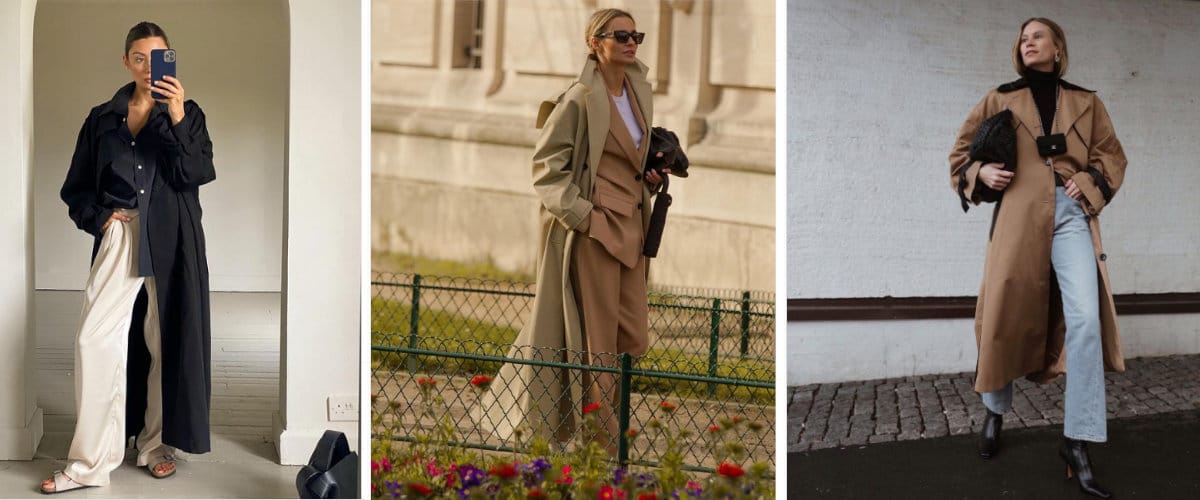 Trench coat styles for spring