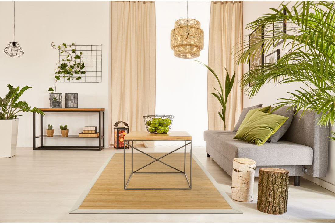 Bamboo rugs are your most sustainable option