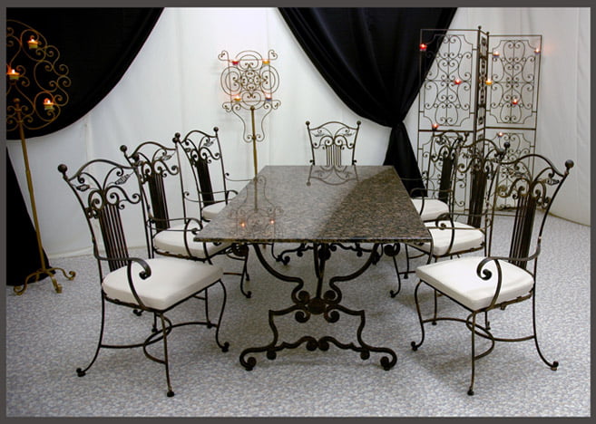 Wrought Iron Table Models